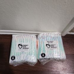 size 6 baby diapers