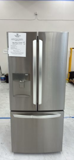 Last 30” Wide French Door Fridge🚨$1200 Off MSRP📉🏷️ w/ Slim H2O Dispenser & Icemaker💦🧊