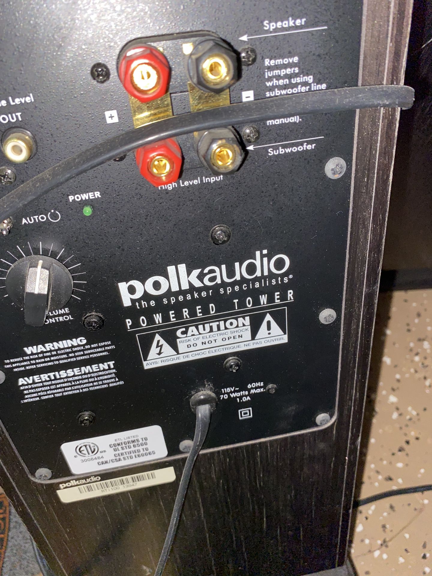 Polk Audio Speakers 