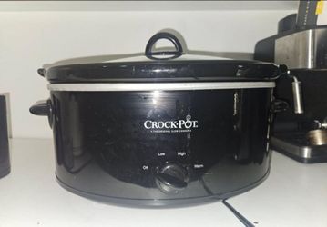 Crock-Pot Manual 7-Quart Slow Cooker, Black