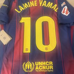 Brand New Barcelona Yamal Jersey Size Medium
