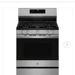 GE  30 in. 5 Burner Stainless Steel Oven
