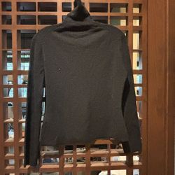 Dark Grey Knitted Turtleneck