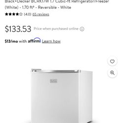 Compact Mini Fridge BCRK17