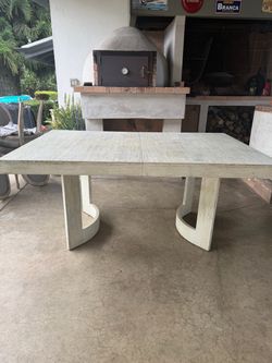 Solid wood kitchen or dining table