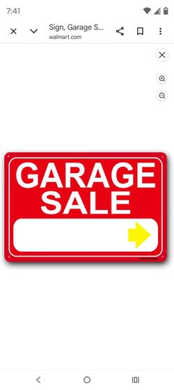 Virtual garage sale all week