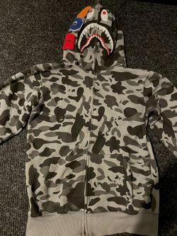 Grey Bape Hoodie