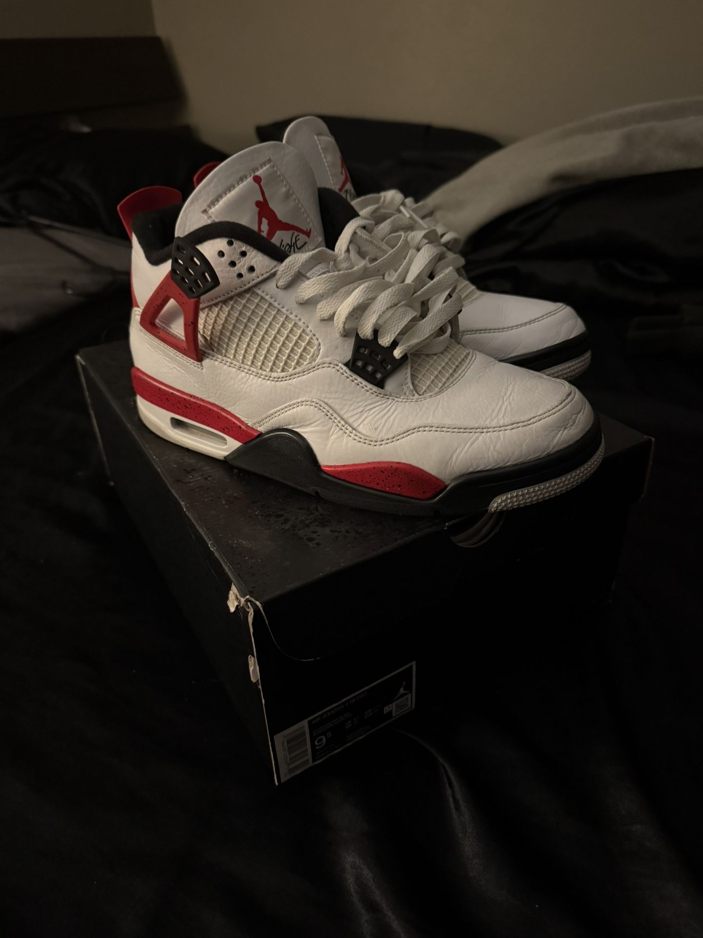 Red Cement Jordan Fours