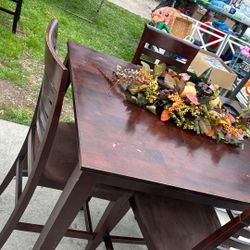 Table And Bar Chairs