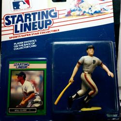Will Clark 1989 Kenner Starting Lineup MLB San Francisco Giants Baseball