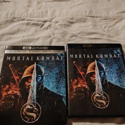 Mortal Kombat 4K Ultra HD + Blu-ray with slipcover excellent condition 
