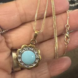 14k gold plated  necklace