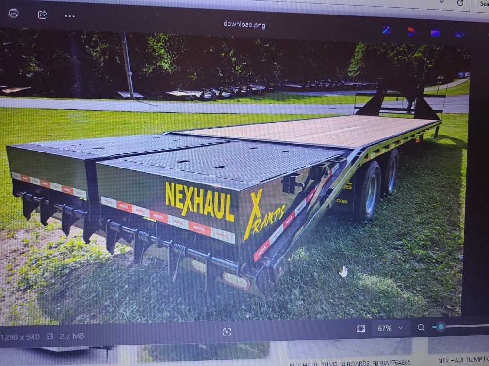 NEW AMERICAN GATORMADE GOOSENECK FLATBED 8.5 ' X 40' G V W R 20000 LBS