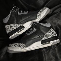 Jordan 3 Retro Black Cement (2011) (GS)  Size 7Y 