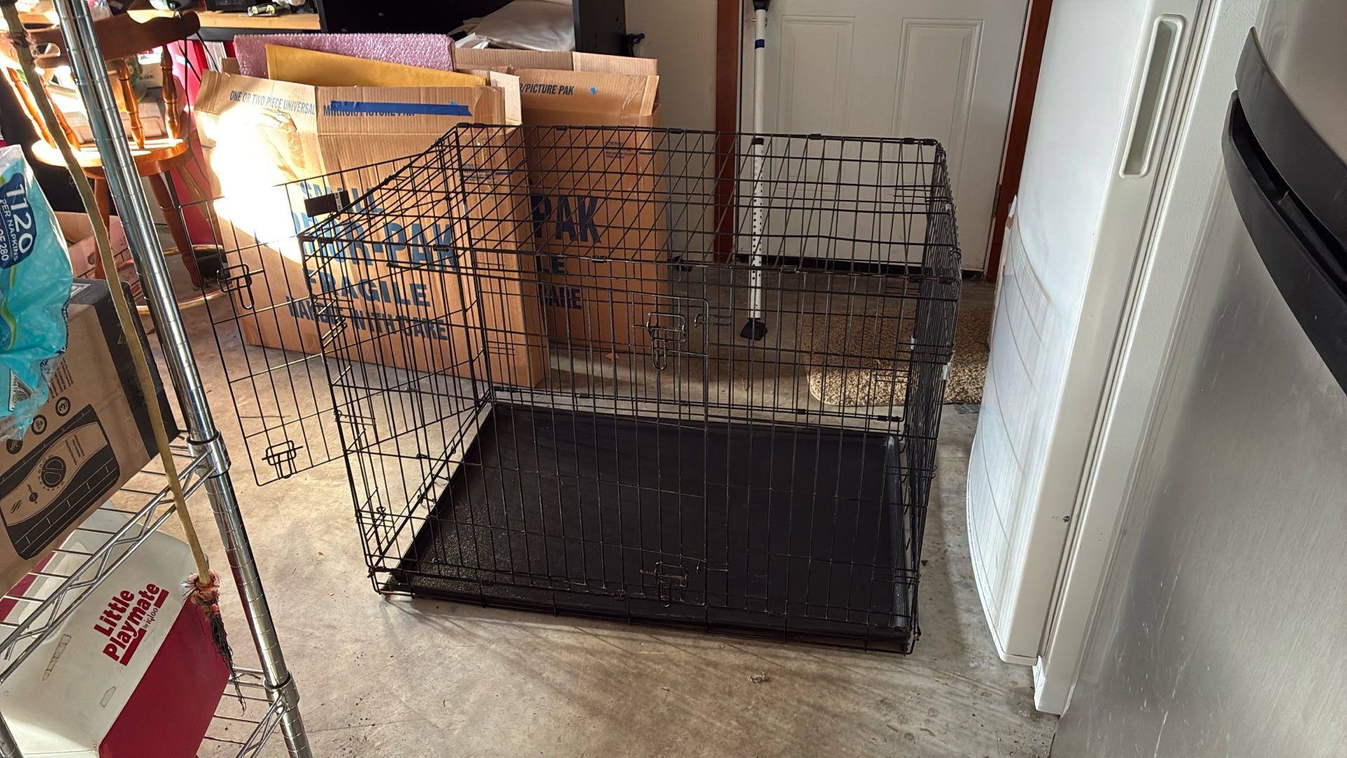 2-door Folding Dog Crate