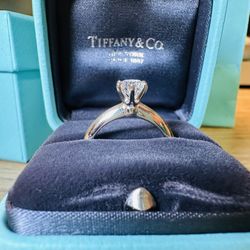 Tiffany & Co, Round Solitaire Engagement Ring