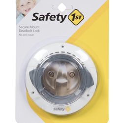 Safety 1st Secure Mount Deadbolt Lock,White