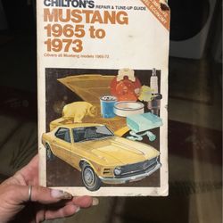 Original CHILTONS: MUSTANG  1(contact info removed)