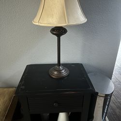 Black Side Table