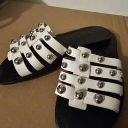 NEW Marc Fisher "Perth" studded slide sandals-$35