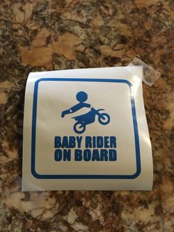 Baby rider vinyl decal