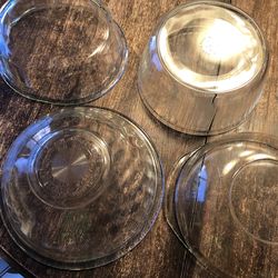 4 Glass Pyrex Bowls No Damage Thumbnail