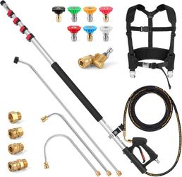 24ft Pressure Washer With Attachments 