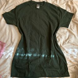 Gildan Hunter Green Crewneck Tee S