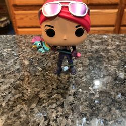 Funko Pop! Games - Fortnite - Brite Bomber Metallic US Exclusive Pop.   # 427. Preowned Good Condition . Has been on display in a cabinet.  No Box .  