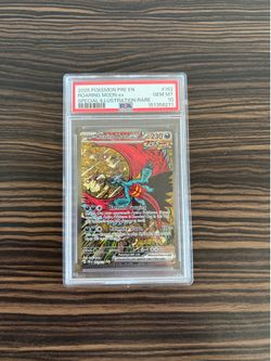ROARING MOON EX 2025 POKEMON SPECIAL ILLUSTRATION RARE #162/131 PSA 10