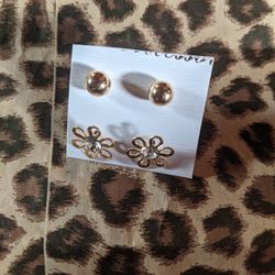 Set Of 2 Pairs Of Earrings