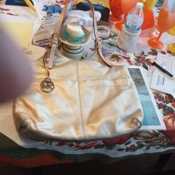 Michael Kors Embossed Large Hand Bag