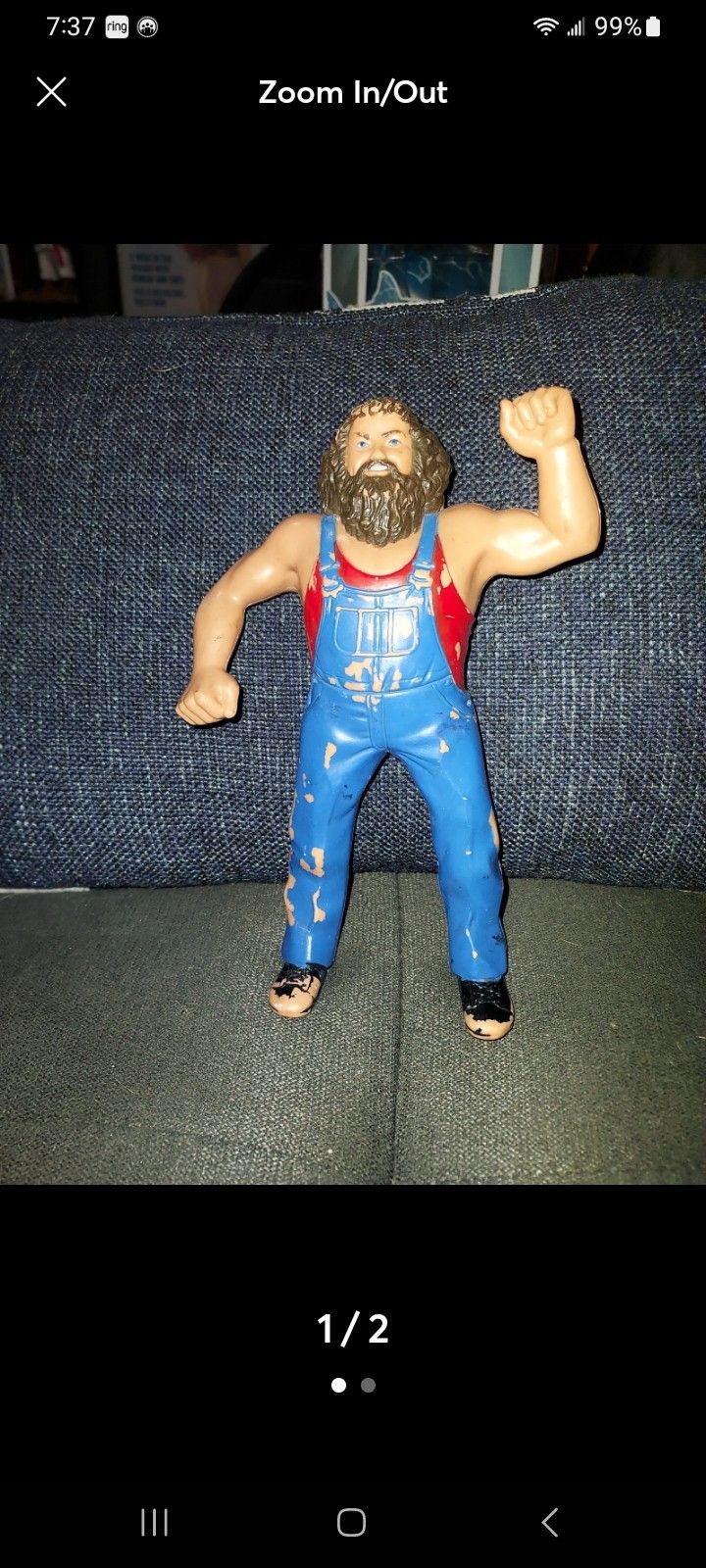 LJN Hillbilly Jim Wrestling Figure