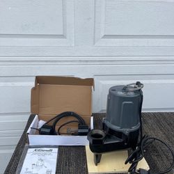 Submersible Sewage Pump 3/4 Hp Cast Iron