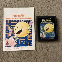 Pac Man (Atari 2600) With Manual 
