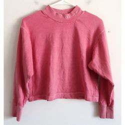 Champion Pink Mockneck Long Sleeve Top - Size XS