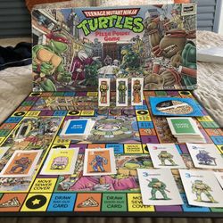 Vintage 1987 TMNT Pizza Power Game