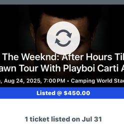 Weeknd concert tickets 