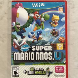 New Super Mario Bros. U + New Super Luigi U - (NSMBU + NSLU) - Wii U Disc