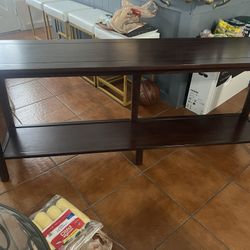 Pottery Barn Wood Console Table