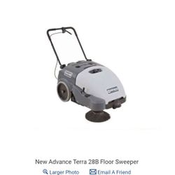 Advance Dry Sweeper Scrubber