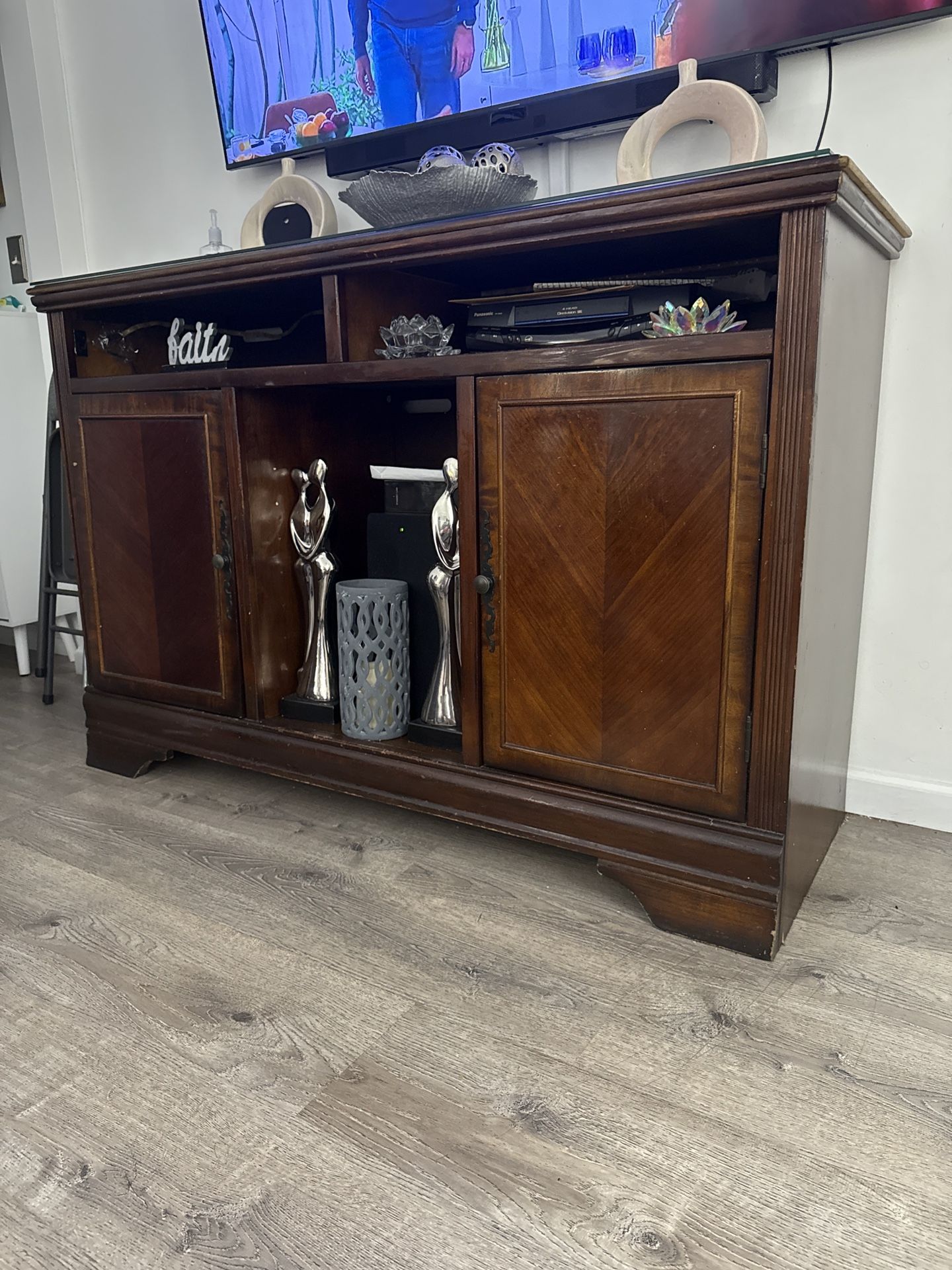 Wooden TV Stand/ Entertainment table