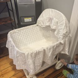 Vintage Baby Bassinet 