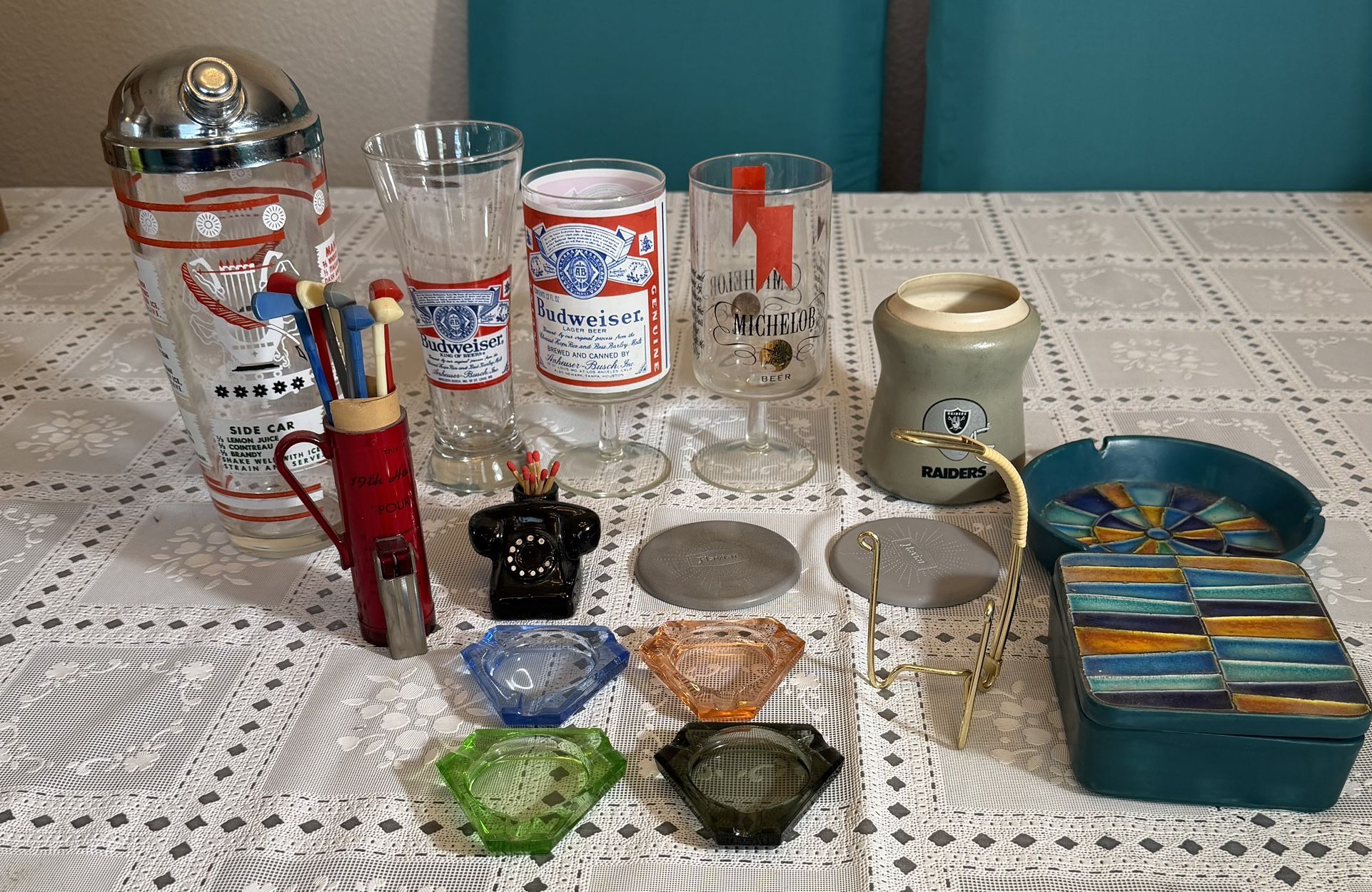 Modern Mid-Century Barware And Tobacco Collectibles A Vintage Bar Collectors Dream Collection 