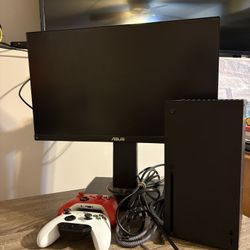 Xbox Series X w/ ASUS 144hz monitor 