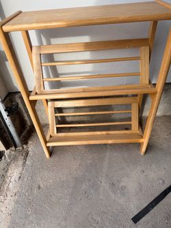 Wooden Book Rack