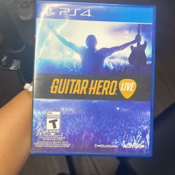 PS4 Guitar Hero Game