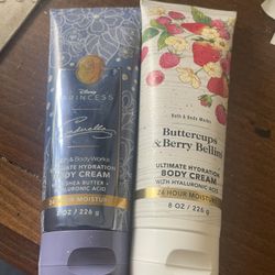 Bath & Body Works Cinderella & Buttercups &Berry Bellini Body cream