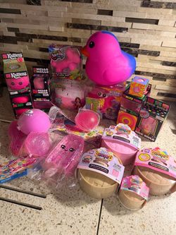 **PINK EVERYTHING** NeeDoh/Squishy/Dumpling Bundle