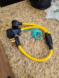 NEMA 30 Amp Dryer Y Splitter to RV/EV, 10-30P to 14-50R/10-30R Splitter Power Adapter Cord